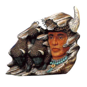 AMERINDIEN BUFFLE- A366